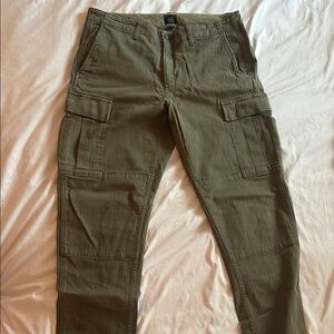 J. Crew Men's Olive Cargo Pants